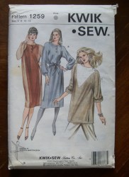 1259 KS PULLOVER RAGLAN SS-LS DRESS, TUNIC, BELT PATTERN 6-12